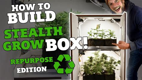 metal storage cabinet into a grow box|diy stealth grow boxes.